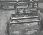 Black and white photograph of the interior of Dundalk Works Erecting shop c. 1914. Taken from Paddy Mallon collection