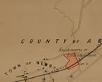 Map of the estate of John Gordon, across the townlands of Lisdrumgullion, Cloghenramer, Derraboy, Lisduff and Damolly