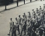 ARP wardens marching at square